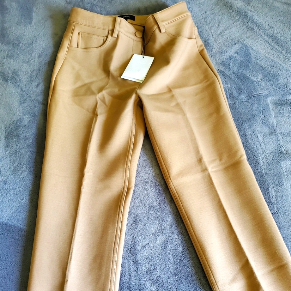 Theory straight jean size 2 in camel